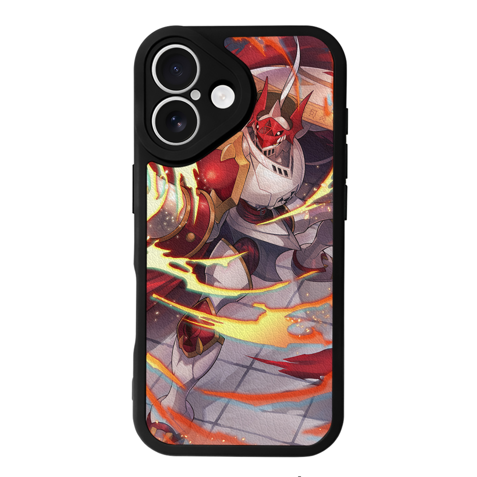 （画像用） Digimon デジタルモンスター/デジモン 【iPhone 16シリーズ対応】シリコンスマホケース（レザー調） 材質：シリコン